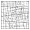 20" X 20" Black Metal Abstract Overlapping Sticks Home Wall Décor